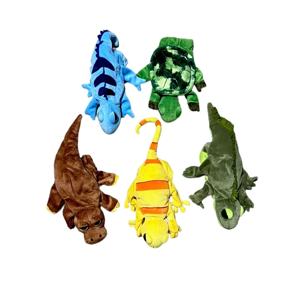 5 Reptile Golf Head Club Covers Hand Puppets Caltoy Very Clean Reptiles